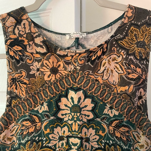 Free People Floral Open Back bodysuit - Picture 4 of 5